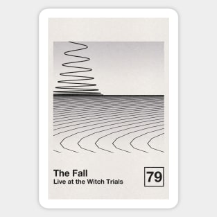 The Fall / Minimalist Style Graphic Poster Design Sticker